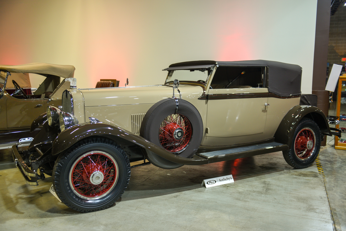 1930 Du Pont Model G Convertible Victoria by Waterhouse offered at RM Sotheby’s The Guyton Collection live auction 2019